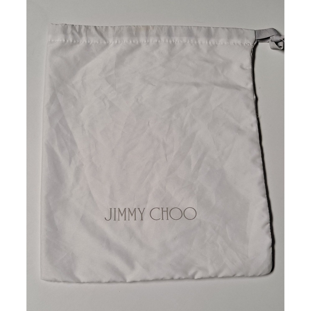 Jimmy Choo Dust Bag Travel Shoes Purse Storage 16"H x 11.5 "W White